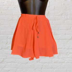 Very J Tangerine Skirt/Shorts